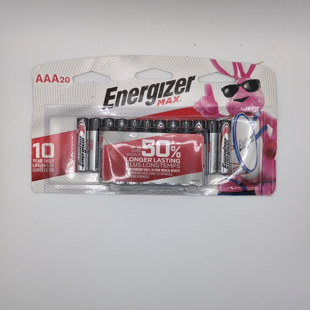 Energizer Max AAA Batteries Pack